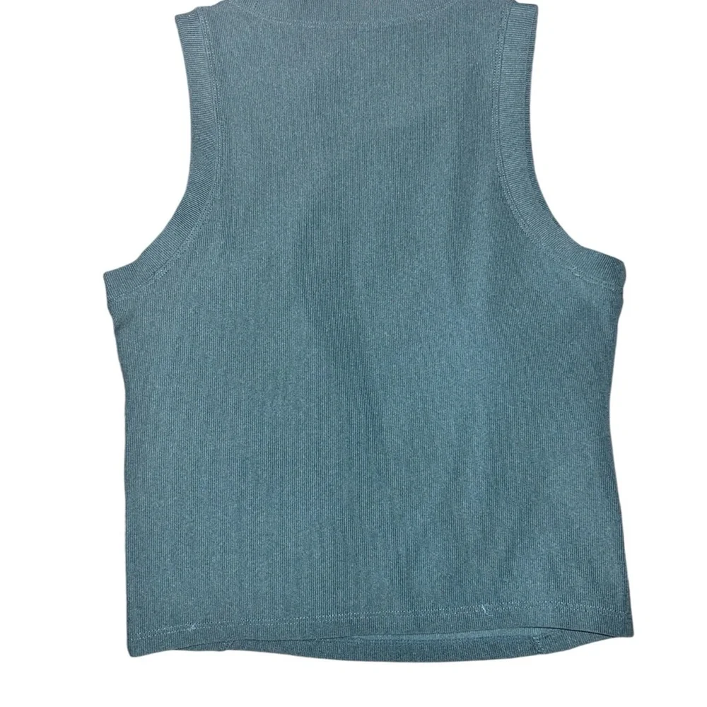 Women's Muscle Tee in Teal by [Brand] - Picture 2 of 5